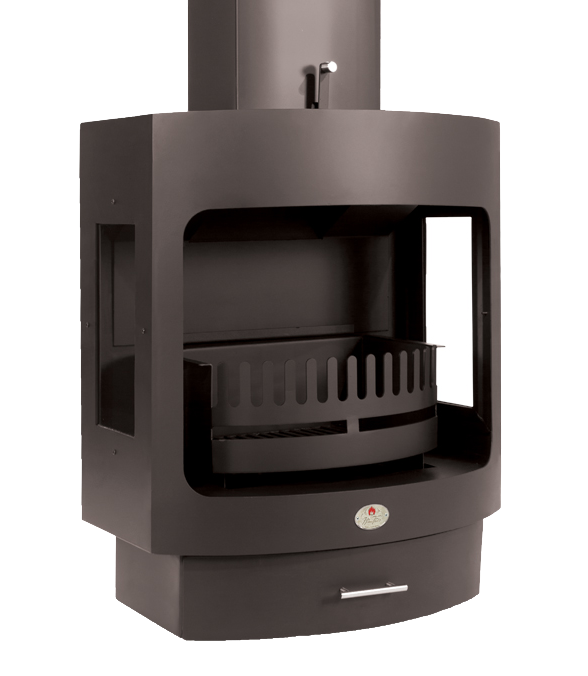 Maluti Unit (with glass) Freestanding fireplace